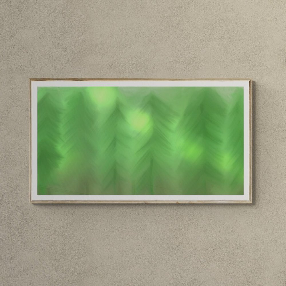 Fir Forest | Modern Wall Art Decor | Minimalist Digital Print
